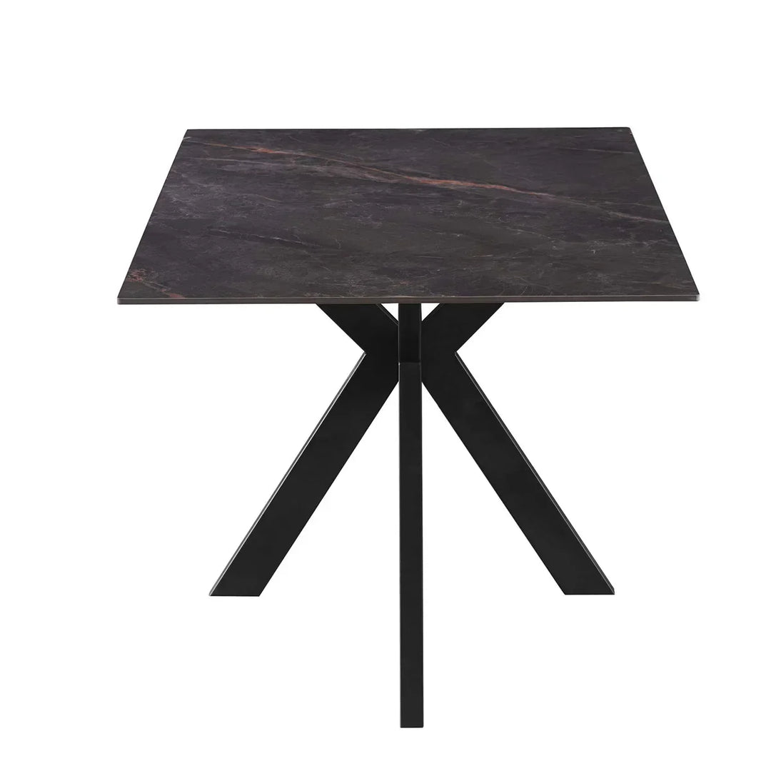 Nova 180cm Grey Ceramic Marble Dining Table