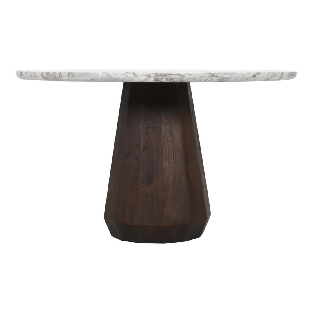 Richmond Interiors Oberoy Blush Beige Round 130cm Dining Table