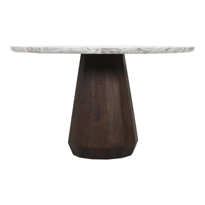 Richmond Interiors Oberoy Blush Beige Round 130cm Dining Table