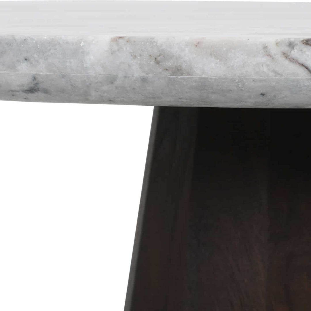 Richmond Interiors Oberoy Blush Beige Round 130cm Dining Table