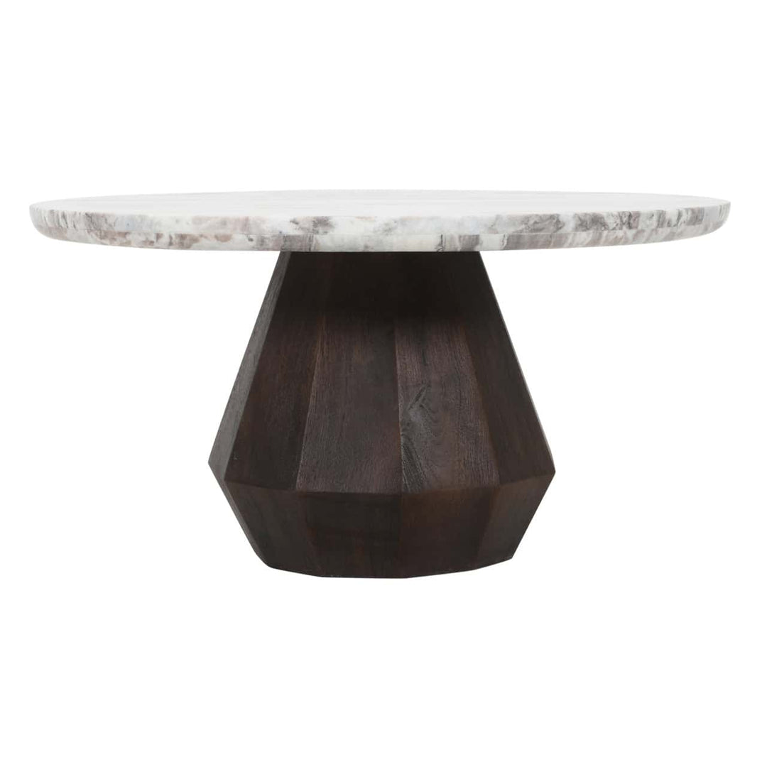 Richmond Interiors Oberoy Blush Beige Round Coffee Table