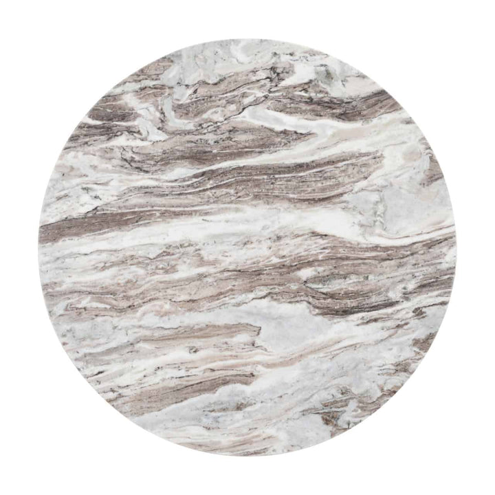 Richmond Interiors Oberoy Blush Beige Round Coffee Table