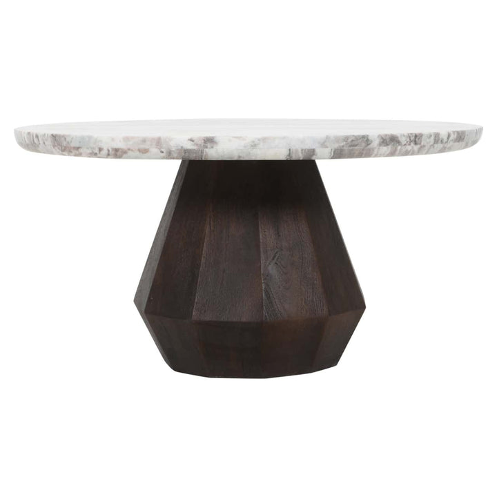 Richmond Interiors Oberoy Blush Beige Round Coffee Table