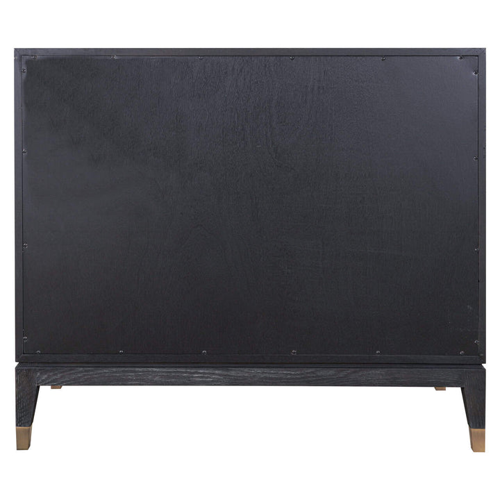 Richmond Interiors Bloomville Shagreen Faux Leather 2 Door Sideboard