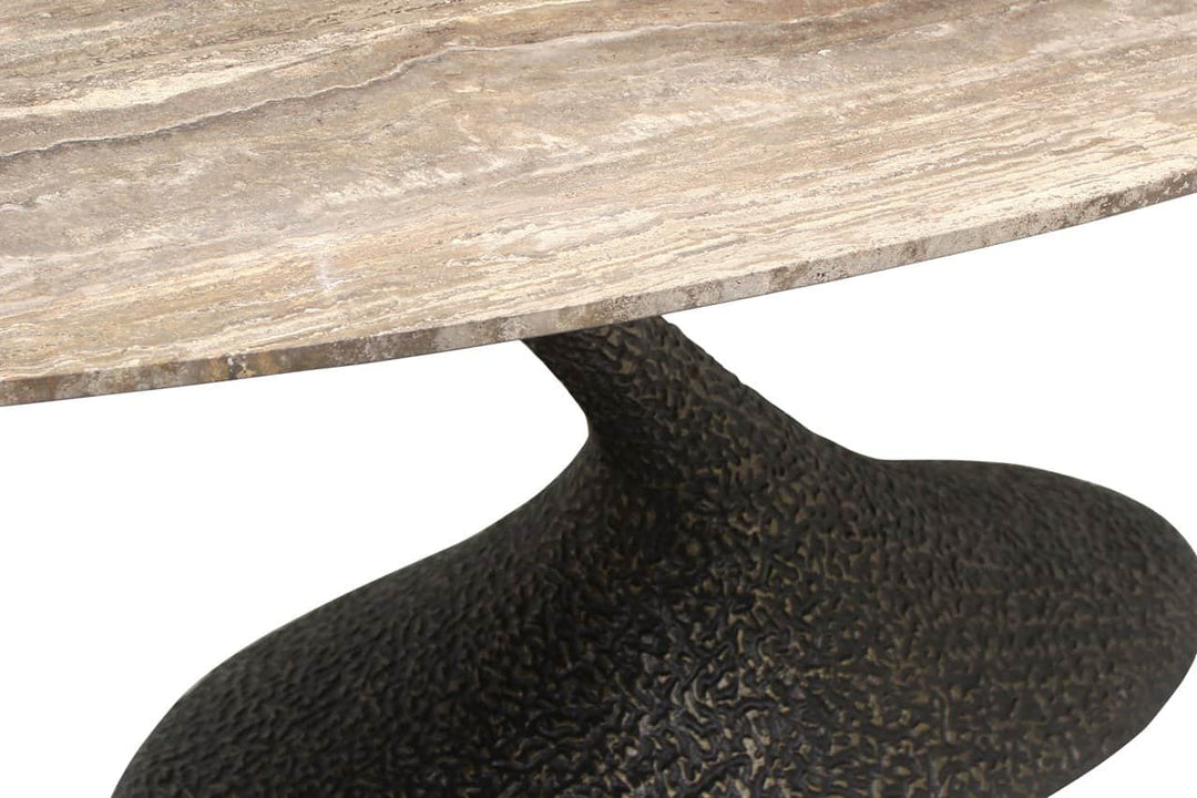 Richmond Interiors Russo Brown Oval 235cm Dining Table
