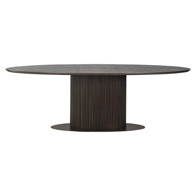 Richmond Interiors Luxor Oval 300CM Dining Table - Belmont Interiors.