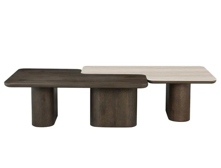 Richmond Interiors Coffee Table Nando Set Of 2 (Brown)