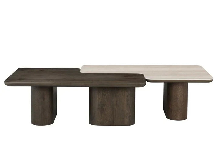 Richmond Interiors Coffee Table Nando Set Of 2 (Brown)