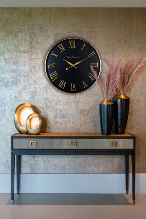 Richmond Bloomingville Faux Shagreen 3 Drawer Console Table-Belmont Interiors