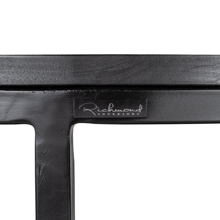 Richmond Interiors Catana Black Mango Wood Coffee Table Nest | Set of 2
