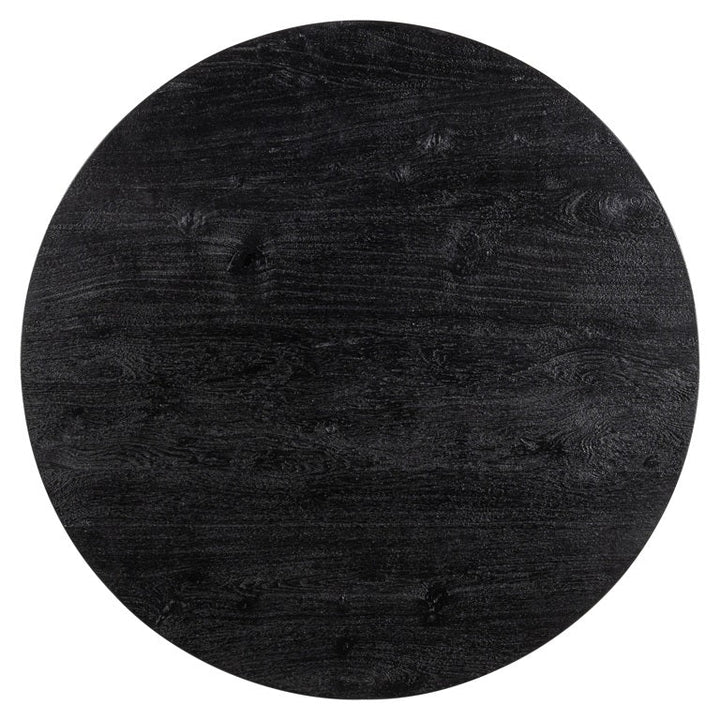 Richmond Interiors Revelin Bronze & Black Rustic Round Bar Table