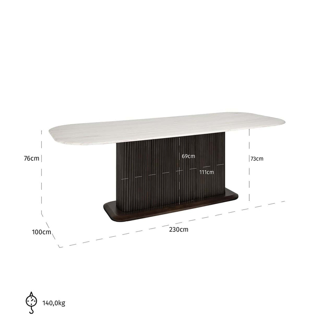 Richmond Interiors Mayfield 230cm Dining Table