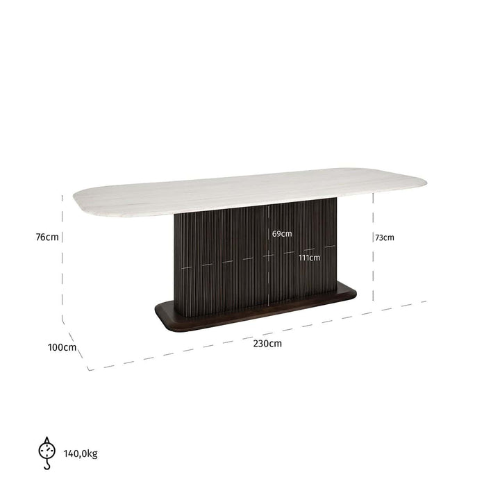 Richmond Interiors Mayfield 230cm Dining Table
