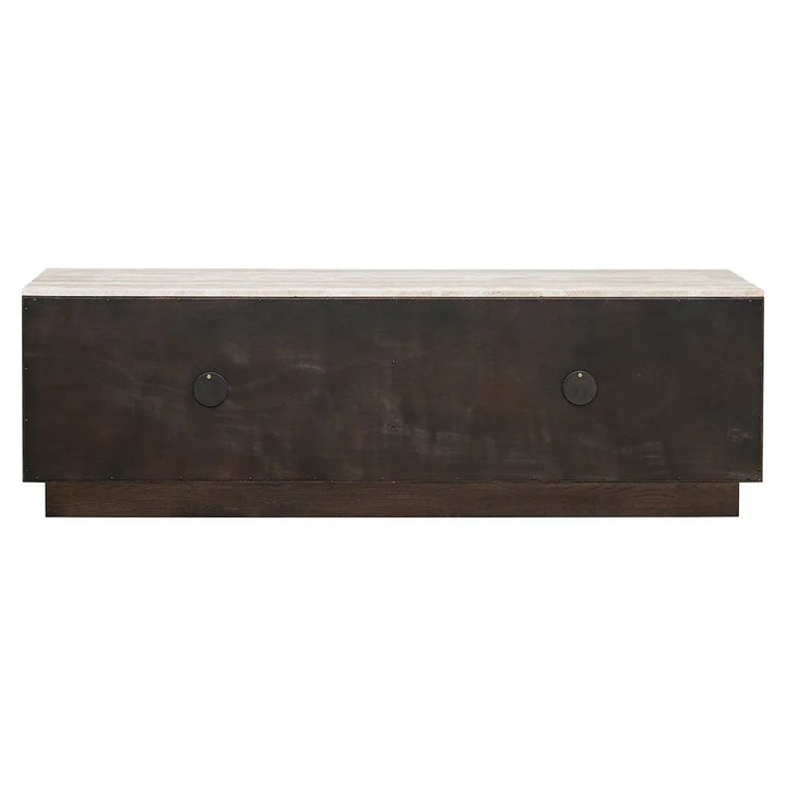 Richmond Interiors Claremont Brown 4 Door TV Unit