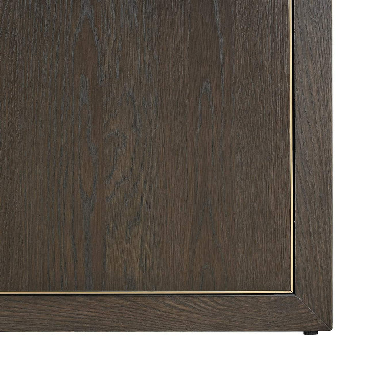 Richmond Interiors Rivertree Brown Oak wood Display Unit