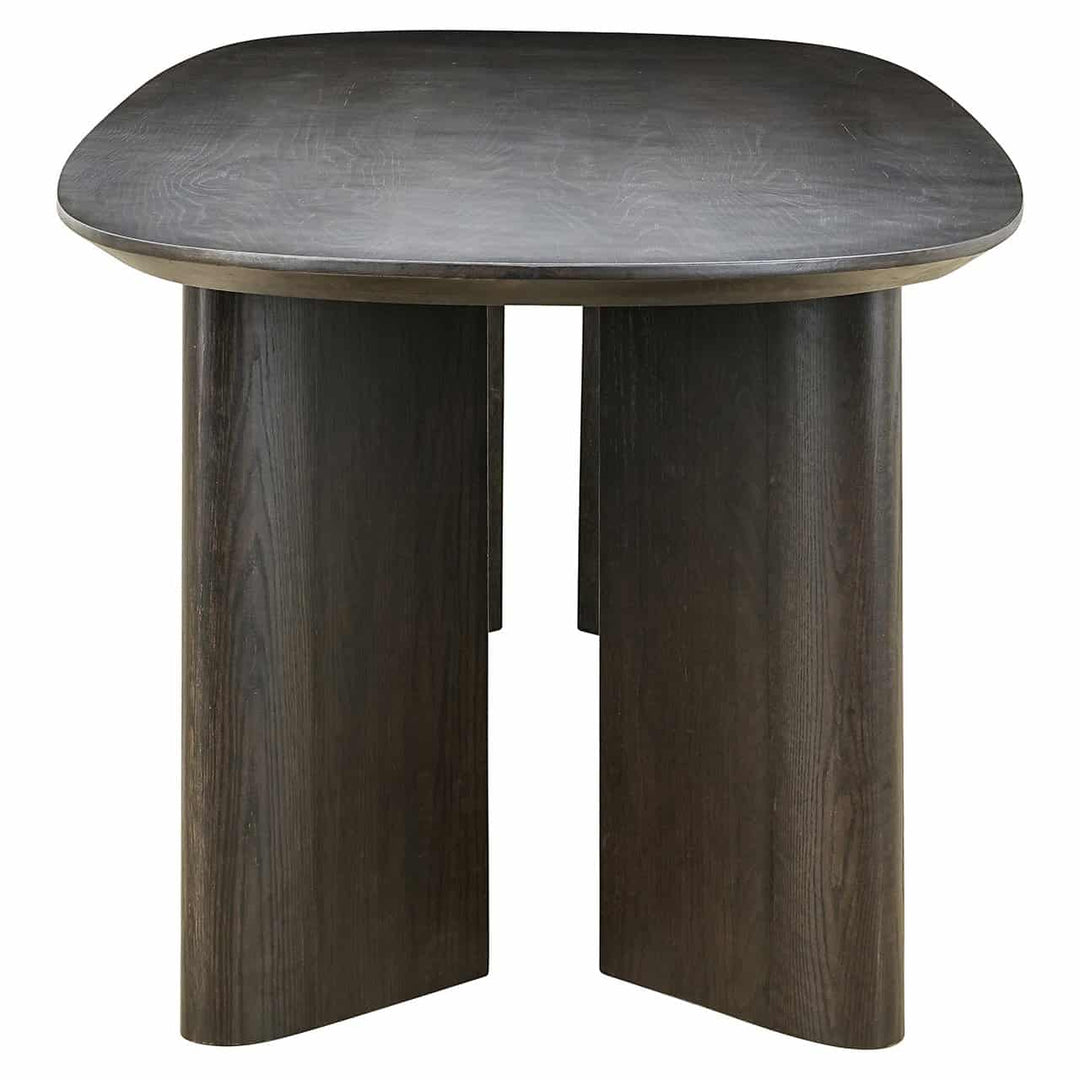 Richmond Interiors Durban Brown Oak Wood Dining Table | 6-8 Seater