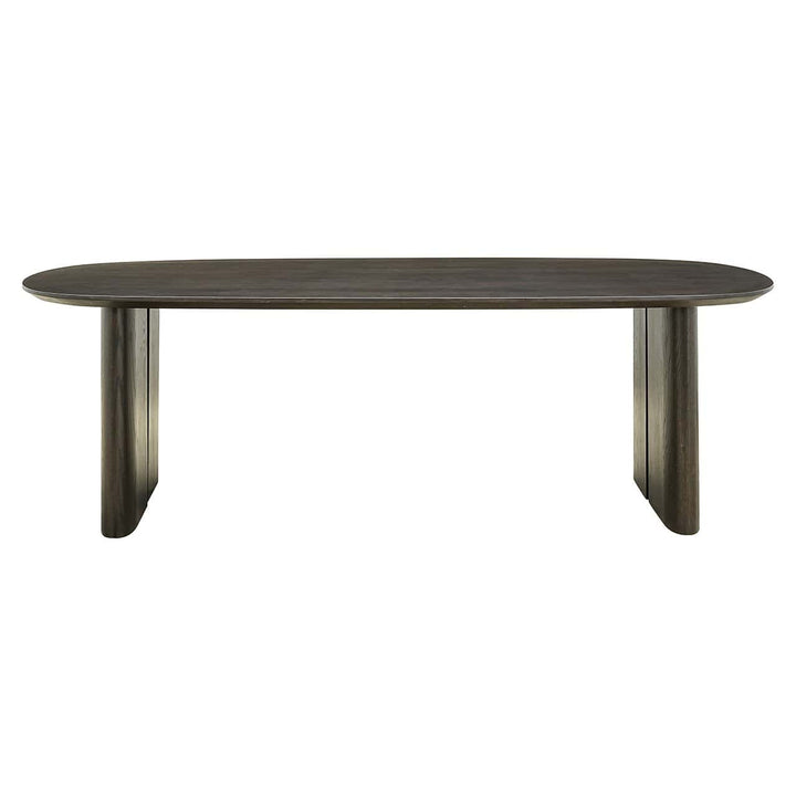 Richmond Interiors Durban Brown Oak Wood Dining Table | 6-8 Seater