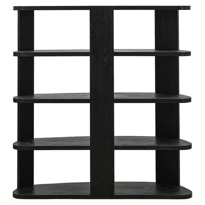Richmond Interiors Navarino Black Oak Wood Display Unit