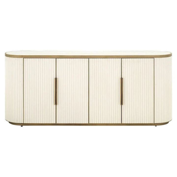 Richmond Interiors Tivoli White 4 Door Sideboard