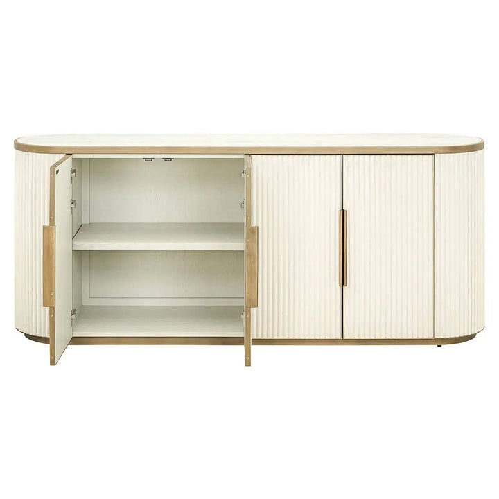 Richmond Interiors Tivoli White 4 Door Sideboard