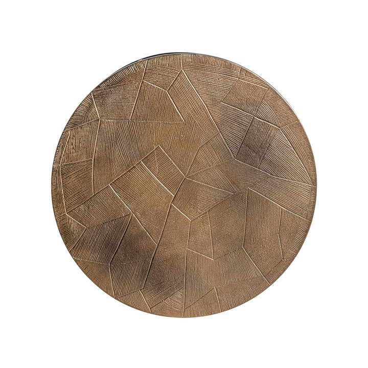 Richmond Interiors Tulum Brushed Gold Coffee Tables Nest | Set of 2