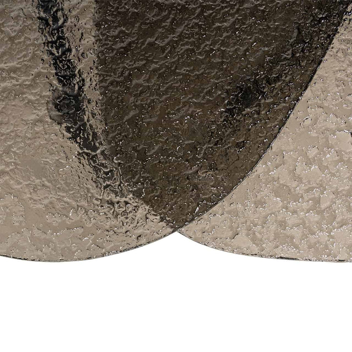 Richmond Interiors Riley Plectrum Smoked Glass Coffee Table Nest | Set of 2