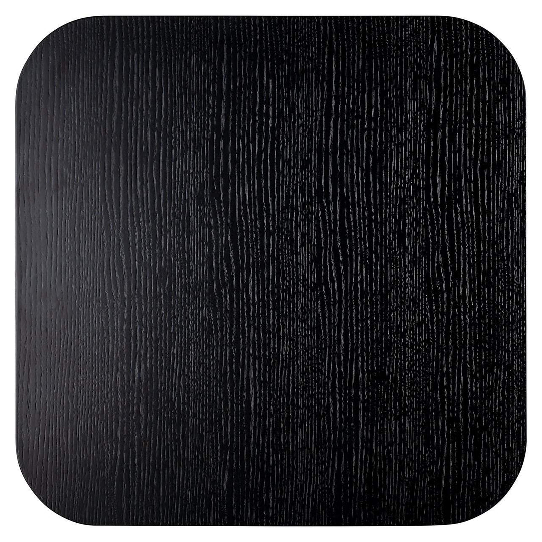 Richmond Interiors Bonvoy Black Oak Wood Square Coffee Table