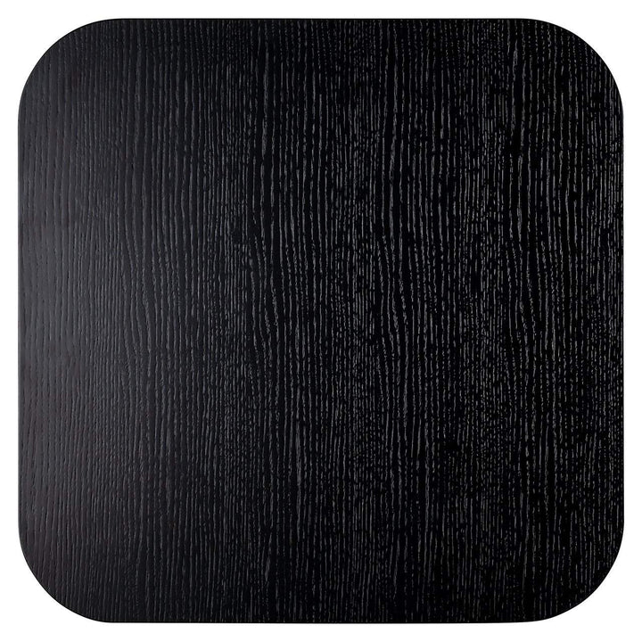 Richmond Interiors Bonvoy Black Oak Wood Square Coffee Table