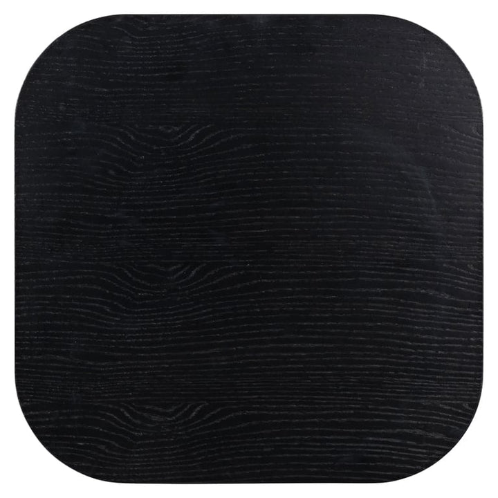 Richmond Interiors Bonvoy Black Oak Wood Square Side Table