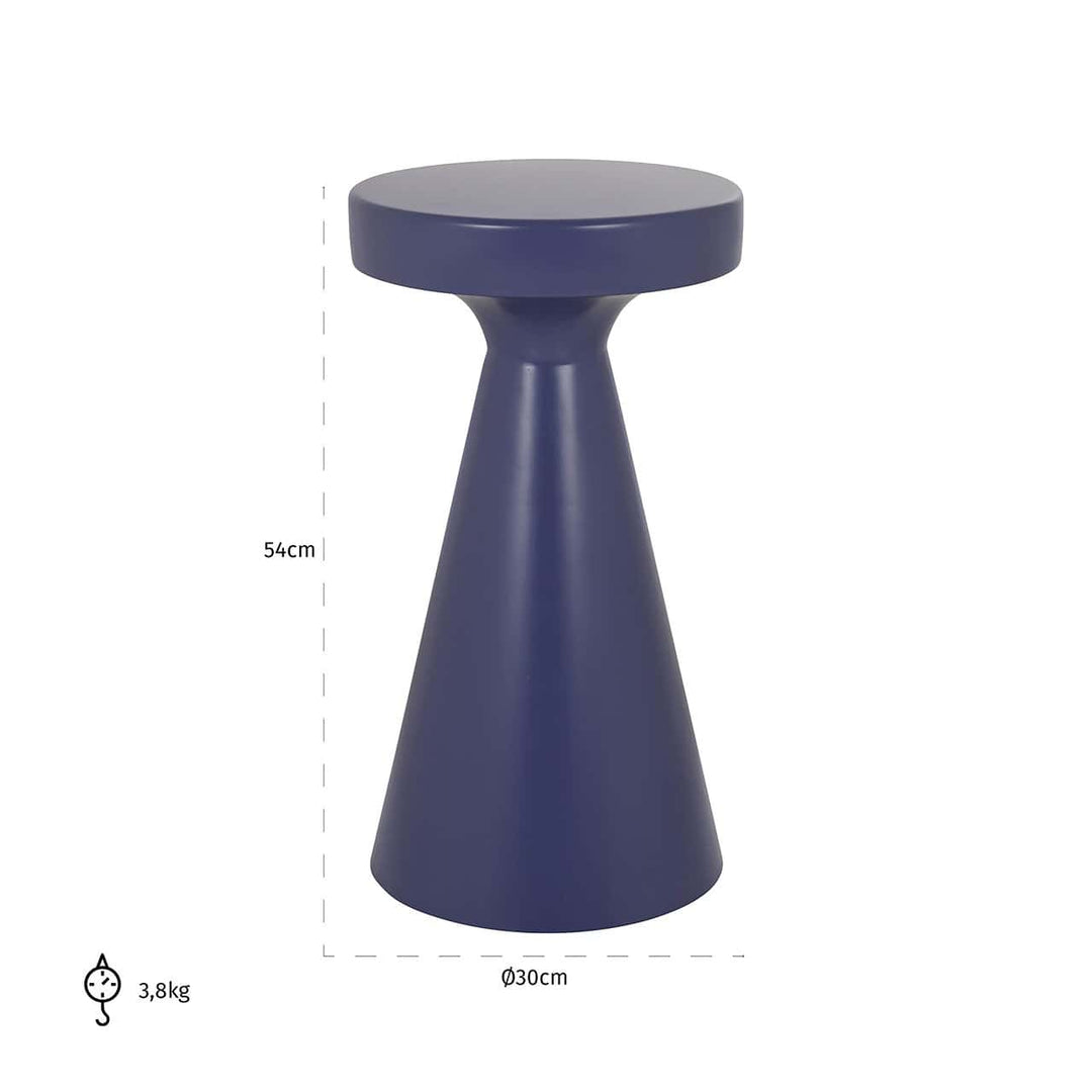 Richmond Interiors Kimble Purple Side Table Large