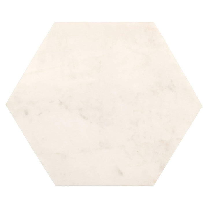 Richmond Interiors Misty Cream Marble Round Side Table