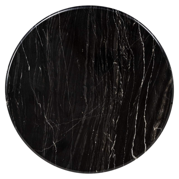 Richmond Interiors Bancroft Black Marble Side Table