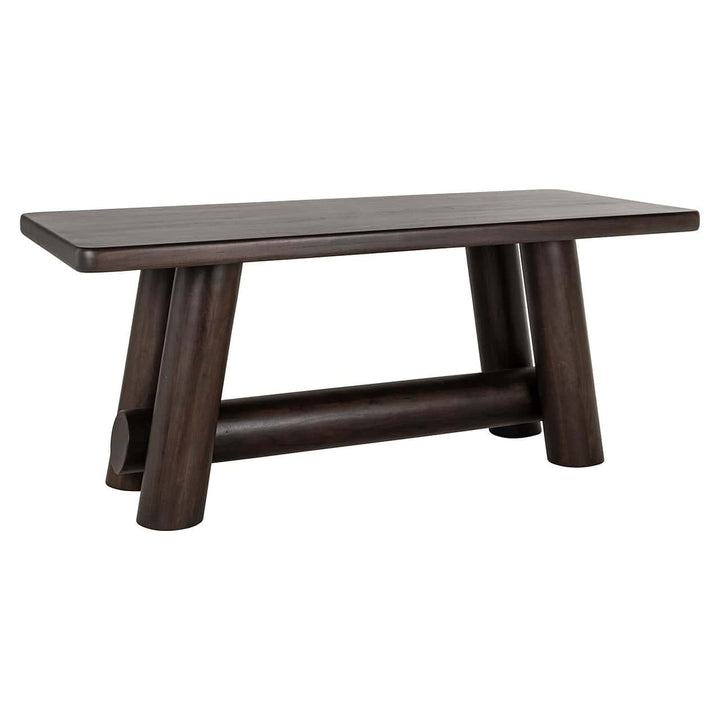 Richmond Interiors Menara Walnut Brown Acacia Wood Counter Table