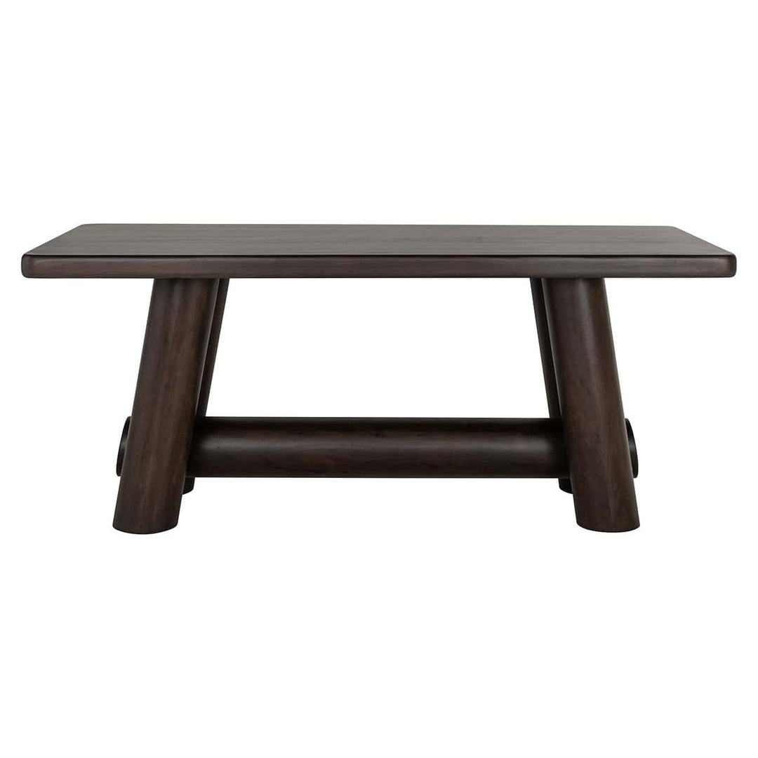 Richmond Interiors Menara Walnut Brown Acacia Wood Counter Table