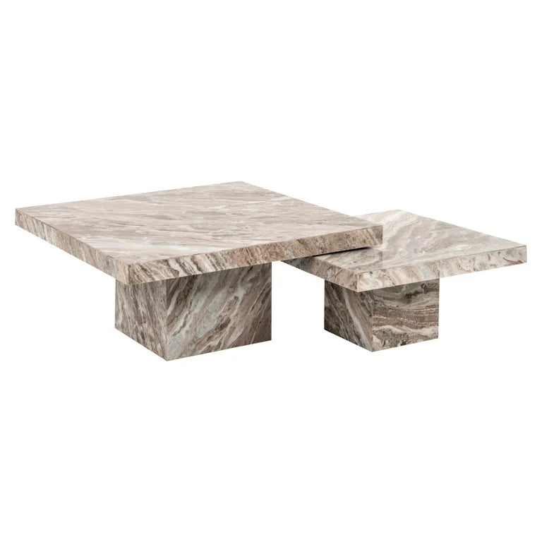 Richmond Interiors Coffee Table Rashford Set of 2 (Stone)