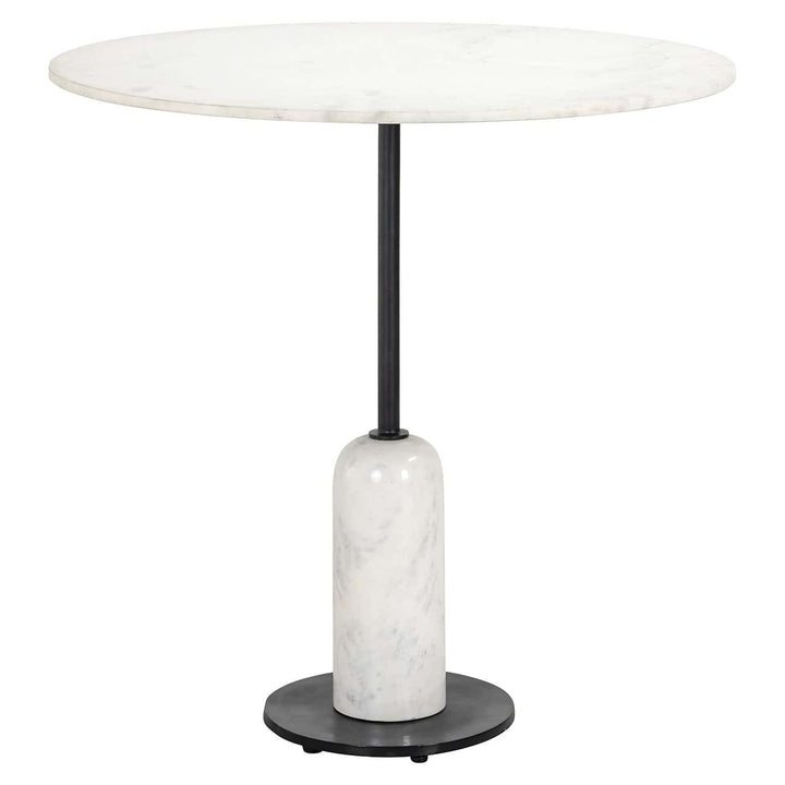 Richmond Interiors Jagger White Marble Round Dining Table