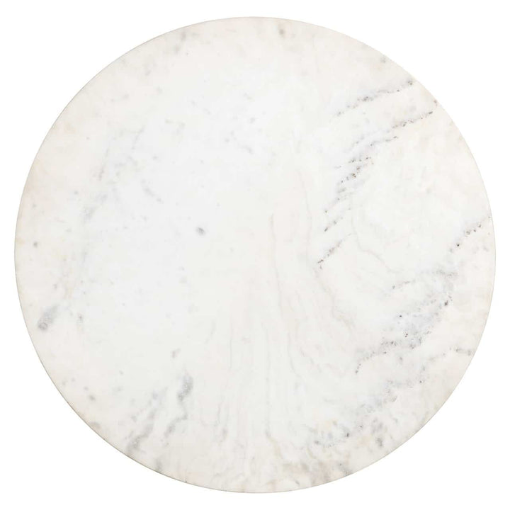 Richmond Interiors Jagger White Marble Round Dining Table