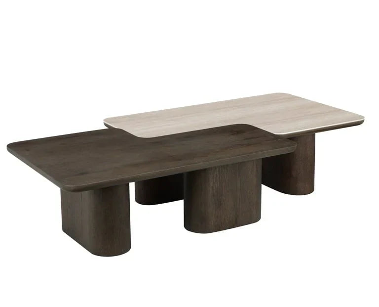 Richmond Interiors Coffee Table Nando Set Of 2 (Brown)