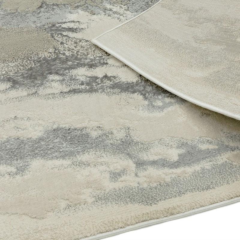 Aurora Cloud AU02 Marble Rugs in Grey Beige-Esme Furnishings