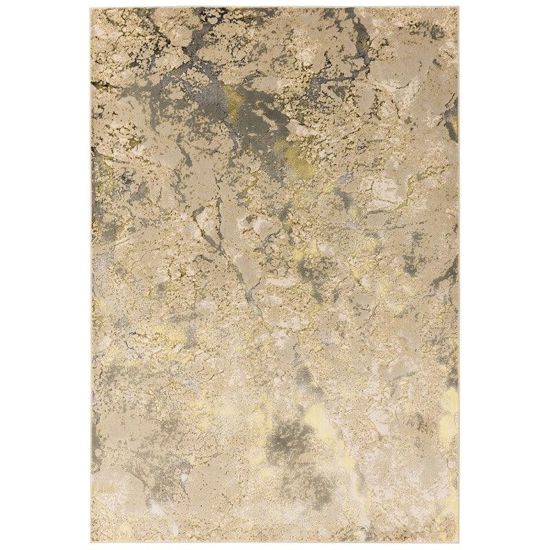 Aurora Galaxy AU04 Marble Rugs in Metallic Beige-Esme Furnishings