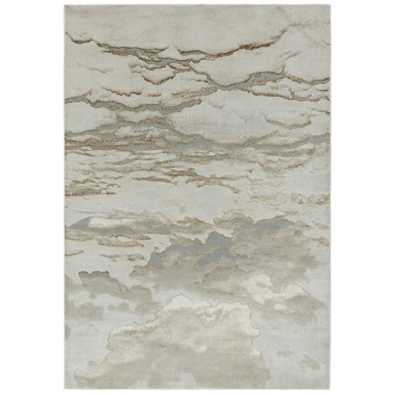Aurora Linea AU17 Marble Rugs in Metallic Beige Bronze-Esme Furnishings