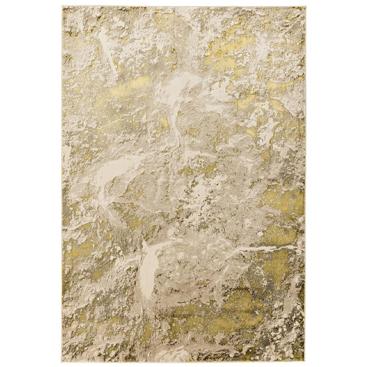 Aurora Lustre AU06 Marble Rugs in Gold Yellow-Esme Furnishings