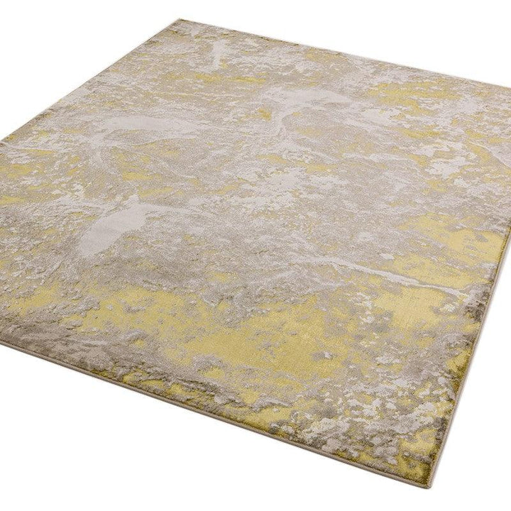 Aurora Lustre AU06 Marble Rugs in Gold Yellow-Esme Furnishings