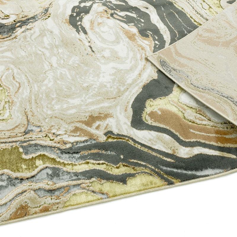 Aurora Marble AU08 Rugs in Gold Grey-Esme Furnishings