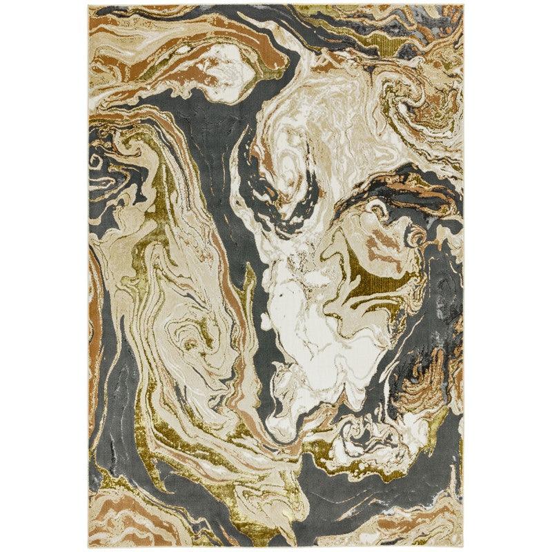 Aurora Marble AU08 Rugs in Gold Grey-Esme Furnishings