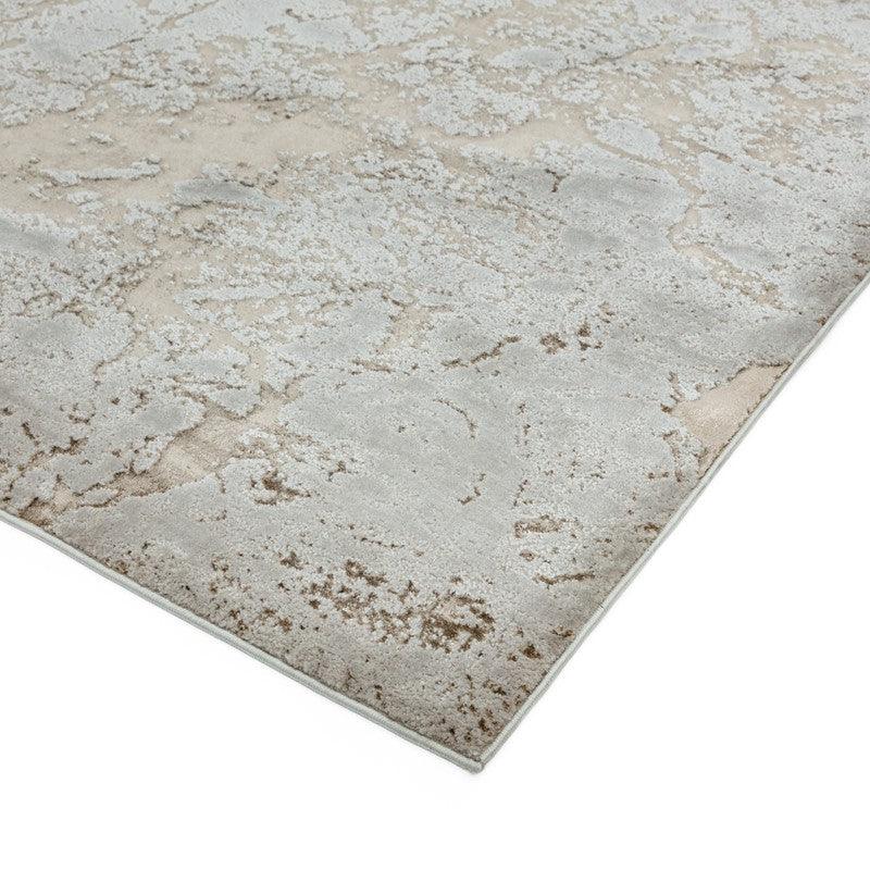 Aurora Strata AU16 Marble Rugs in Metallic Beige Bronze and Grey-Esme Furnishings