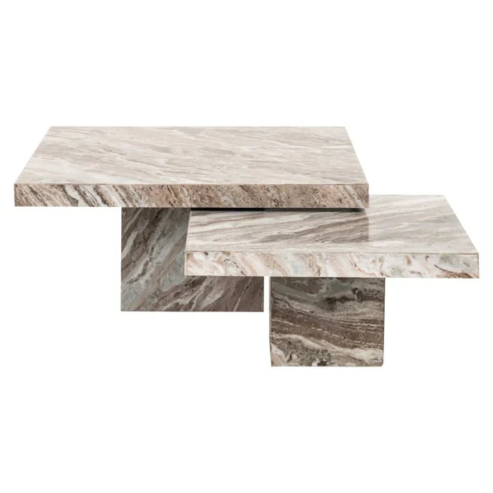Richmond Interiors Coffee Table Rashford Set of 2 (Stone)