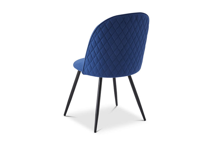Berkeley Designs Soho Dining Chair in Blue Velvet – Set of 2