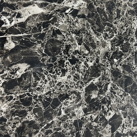 Arial 200CM Marble & Chrome Dining Table - 6 Colours