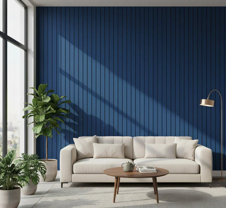 Premium 3 Sided Coloured Luxury Wood Veneer Wide Wall Panels 240x30cm - Pack Of 2 - Range Of Colours